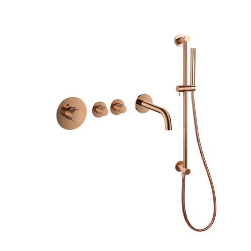 Sani Royal Pro Inbouw Badkraan Brons geborsteld, Doe-het-zelf en Verbouw, Sanitair
