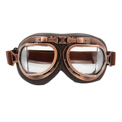 CRG vintage pilotenbril Glaskleur: Helder, Motoren, Kleding | Motorkleding, Nieuw met kaartje, Verzenden