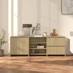 vidaXL 3 st Dressoirs bewerkt hout sonoma eikenkleurig, Huis en Inrichting, Kasten | Dressoirs, Verzenden, Nieuw, Overige houtsoorten