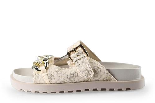 Guess Slippers in maat 40 Beige | 10% extra korting, Kleding | Dames, Schoenen, Beige, Zo goed als nieuw, Slippers, Verzenden