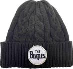 Kleding - The Beatles - Drum Logo Beanie Muts - Zwart, Verzamelen, Muziek, Artiesten en Beroemdheden, Zo goed als nieuw, Verzenden