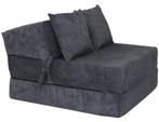 Opvouwbaar Matras 200x70 | Velvet Antraciet | Nieuw OP=OP, Verstelbaar, Nieuw, Ophalen of Verzenden, 200 cm
