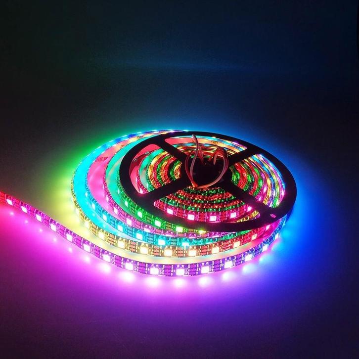 5 meter WS2811 digitale led strip - IP67 - 30Leds/m, Auto-onderdelen, Verlichting, Ophalen of Verzenden