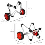 TRUUSK Kajaktrolley Aluminium Boottrolley Opvouwbare Transpo, Watersport en Boten, Verzenden, Nieuw