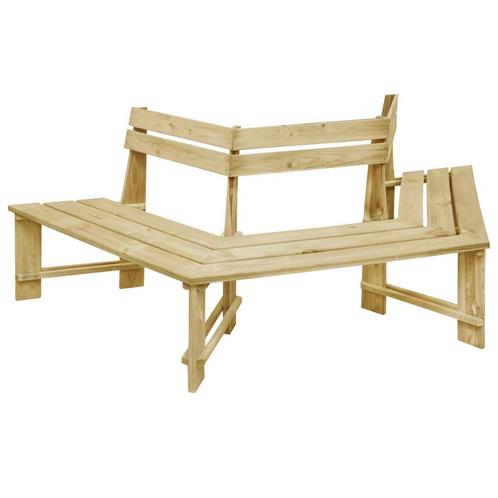 vidaXL Tuinbank 240 cm geïmpregneerd grenenhout, Tuin en Terras, Tuinbanken, Nieuw, Verzenden