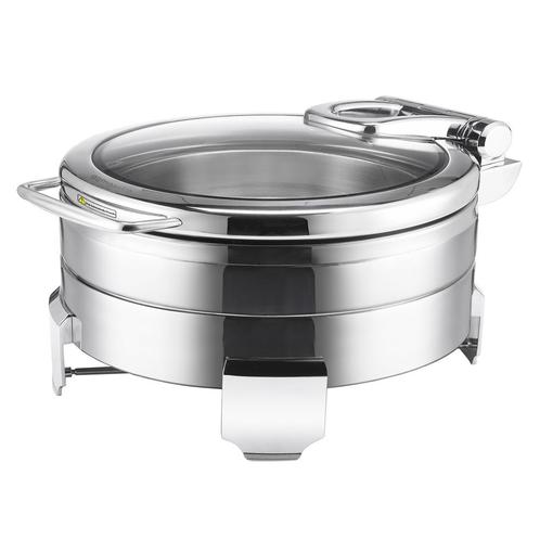 GGM Gastro | RVS Chafing Dish - 5,7 liter - Rond |, Zakelijke goederen, Horeca | Keukenapparatuur, Nieuw in verpakking, Overige typen