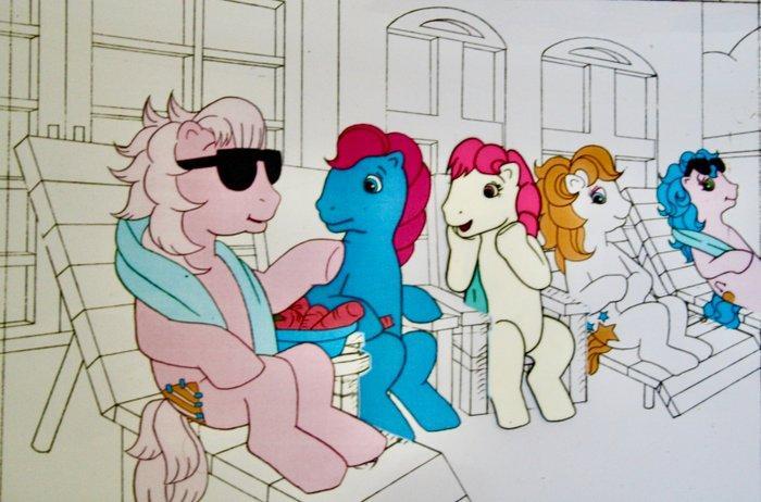 MY LITTLE PONY  Originele animatieproductiecel - with COA, Cd's en Dvd's, Dvd's | Tekenfilms en Animatie