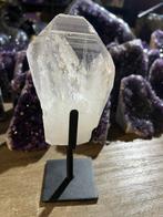 Rotskristal Kristalpunt - Hoogte: 21 cm - Breedte: 8 cm- 1.1, Verzamelen, Mineralen en Fossielen