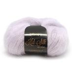 DROPS Kid-Silk Uni Colour - 09 licht lavendel - Mohair Gar, Hobby en Vrije tijd, Breien en Haken, Ophalen of Verzenden, Nieuw