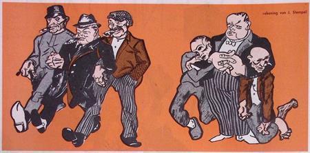 Beloften van nu en . . . daden van straks (lijst optie), Antiek en Kunst, Kunst | Litho's en Zeefdrukken, Verzenden