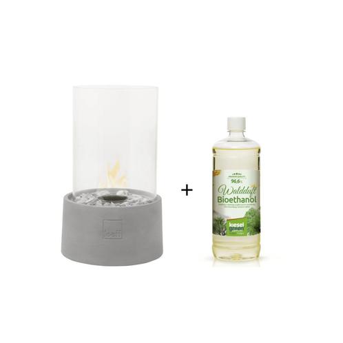 Tafelhaard voordeel set | Grijs | Bio-ethanol bosgeur, Huis en Inrichting, Woonaccessoires | Overige, Verzenden