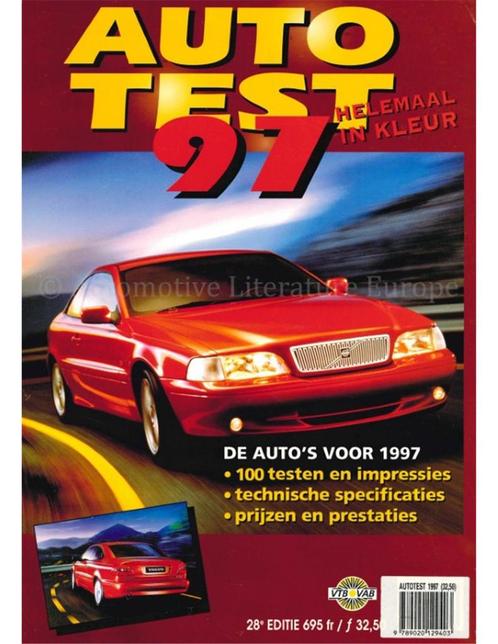 1997 AUTOTEST JAARBOEK NEDERLANDS, Boeken, Auto's | Folders en Tijdschriften