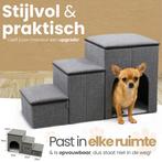 Hondentrap met opslagruimte Grijs (Slapen & Wonen), Dieren en Toebehoren, Ophalen of Verzenden, Nieuw, Polyester