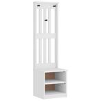 vidaXL Halboom SANDENS wit 45x40x159,5 cm massief grenenhout, Verzenden, Nieuw