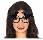Halloween Bril Vleermuis Glitter, Verzenden, Nieuw