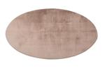 Rond Hoogpolig Vloerkleed | Paradise | Taupe | 160x160 cm, Huis en Inrichting, Stoffering | Tapijten en Kleden, Verzenden, Nieuw