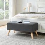 [en.casa] Bankje Salford met opbergruimte 79x39,5x39,5 cm do, Huis en Inrichting, Slaapkamer | Slaapbanken, Verzenden, Nieuw