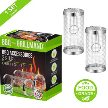 Grilltopper - Bbq grillmand- Grillrooster - Groente grillen beschikbaar voor biedingen