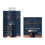 King C. Gillette Style Master Stoppelbaardtrimmer + Refill P, Witgoed en Apparatuur, Persoonlijke-verzorgingsapparatuur, Nieuw