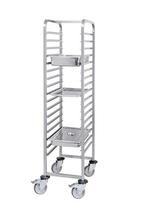 Regaalwagen EMGA RVS 17x GN 1/1 – 171x45,5x63,5cm – Extr, Zakelijke goederen, Horeca | Meubilair en Inrichting, Verzenden, Nieuw in verpakking