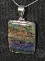 Adembenemende 925 zilveren hanger, met natuurlijke