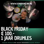 Black Friday Drum Deal ! 1 jaar drumles €100,-, Muziek en Instrumenten, Nieuw