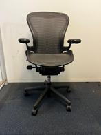 Herman Miller Aeron, Refurbished, 5 Jaar Garantie, Verzenden, Zwart, Zo goed als nieuw, Bureaustoel