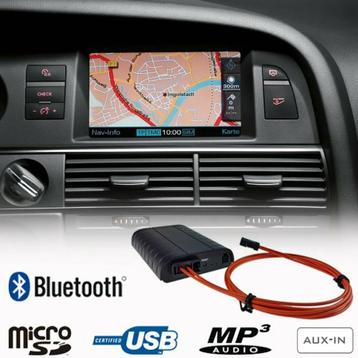 Audi MMI 2G, Bluetooth Streaming, Carkit, USB, AUX interface beschikbaar voor biedingen