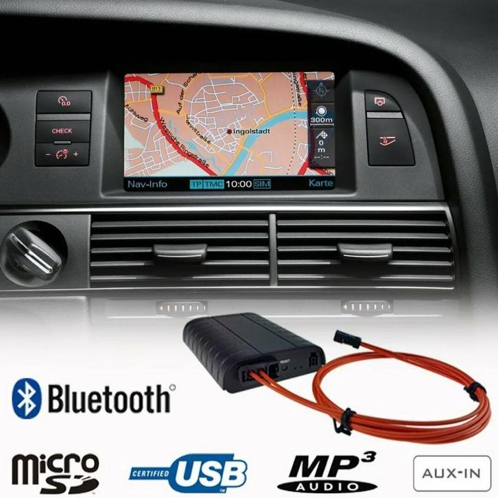 Audi MMI 2G, Bluetooth Streaming, Carkit, USB, AUX interface, Auto diversen, Autoradio's, Nieuw, Ophalen of Verzenden