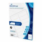 MediaRange A4 etiket 99,1 x 38,1mm 50 vel, Verzenden, Nieuw in verpakking