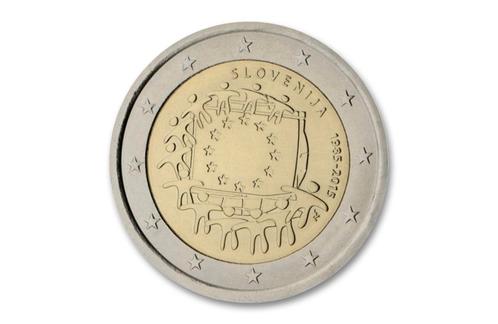 2 euro 30 jaar Europese vlag 2015 - Slovenië, Postzegels en Munten, Munten | Europa | Euromunten, Verzenden