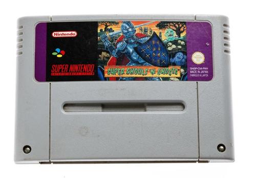 Super Ghouls N Ghosts (German) [Super Nintendo], Spelcomputers en Games, Games | Nintendo Super NES, Zo goed als nieuw, Ophalen of Verzenden