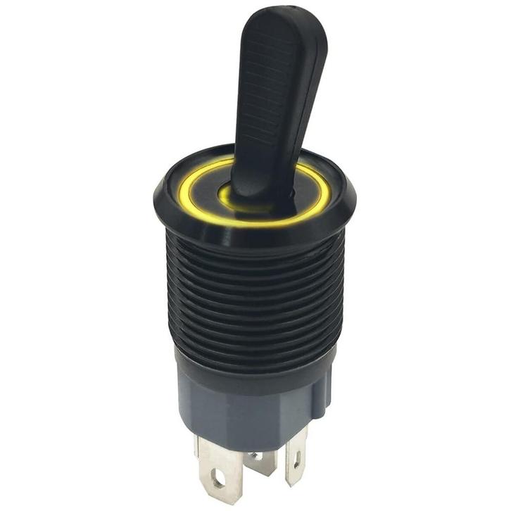 ProRide Metalen Tuimelschakelaar 12-24V OFF-ON - Inbouw -, Doe-het-zelf en Verbouw, Elektra en Kabels, Nieuw, Verzenden