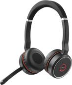 Jabra Evolve 75 MS Stereo - Draadloze On Ear Headset - Zwart, Spelcomputers en Games, Ophalen of Verzenden, Zo goed als nieuw