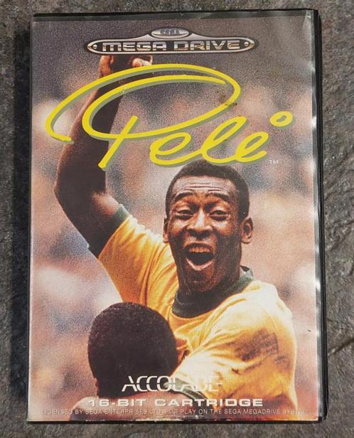 Accolade Pele (Sega MegaDrive tweedehands game), Spelcomputers en Games, Games | Sega, Zo goed als nieuw, Ophalen of Verzenden