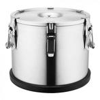 Gamel dubbelwandig RVS 15L | Ø30x23(h)cm EMGA, Verzenden, Nieuw in verpakking