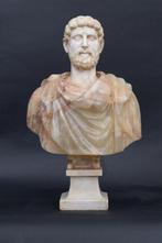 sculptuur, Busto dellimperatore, Romano, Adriano - 51 cm -