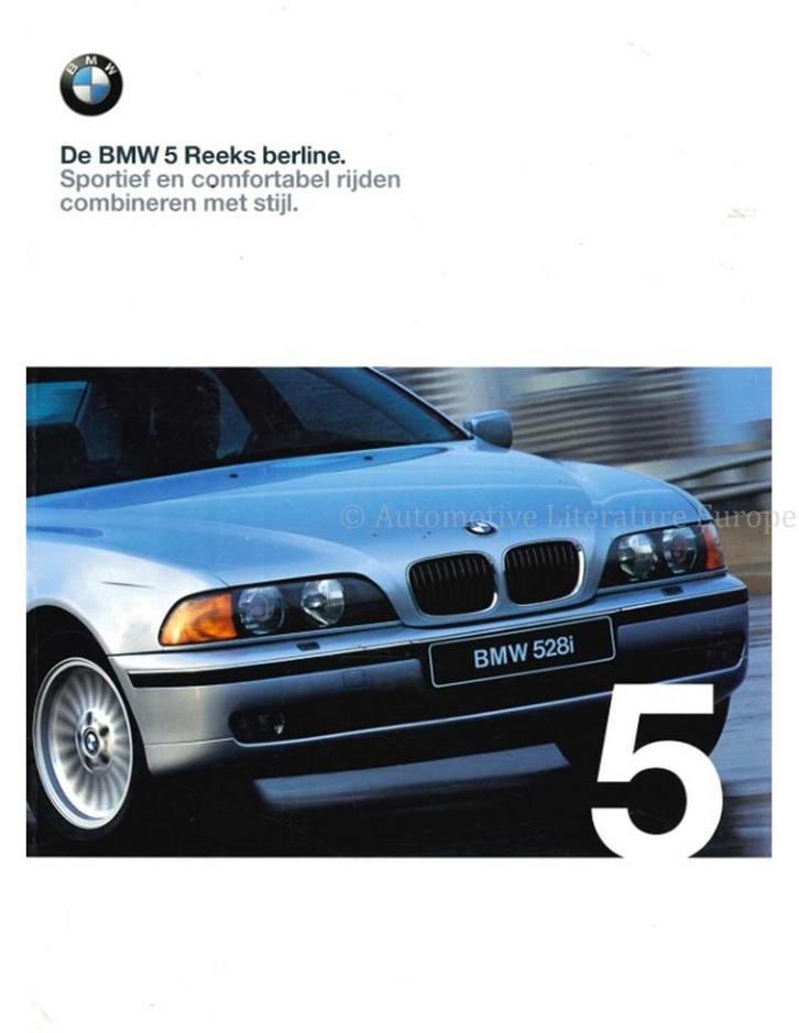 1999 BMW 5 SERIE SEDAN BROCHURE NEDERLANDS, Boeken, Auto's | Folders en Tijdschriften, BMW