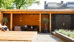 Douglas plat dak met schuur 1200x300cm Noord-Holland, Tuin en Terras, Overkappingen, Ophalen of Verzenden, Nieuw