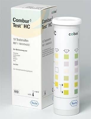 Combur 5-Test HC 10 strips Ideaal voor uw visitetas, Diversen, Verpleegmiddelen, Nieuw, Verzenden