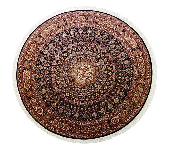 Tabriz Gombad met zijde - Tapijt - 200 cm - 200 cm, Huis en Inrichting, Stoffering | Tapijten en Kleden