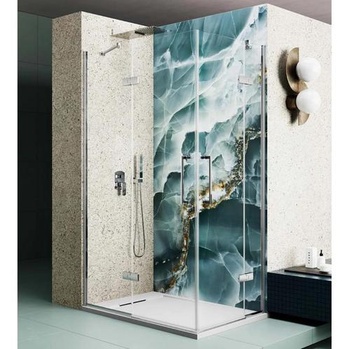 Nisdeur Lacus Giannutri 100x200 Tweedelig Chroom, Doe-het-zelf en Verbouw, Sanitair, Douche, Nieuw, Chroom, Ophalen of Verzenden