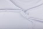 Burlington wit - Polyester stof 50m op rol - Aanbieding!, Hobby en Vrije tijd, Stoffen en Lappen, 200 cm of meer, Nieuw, Polyester