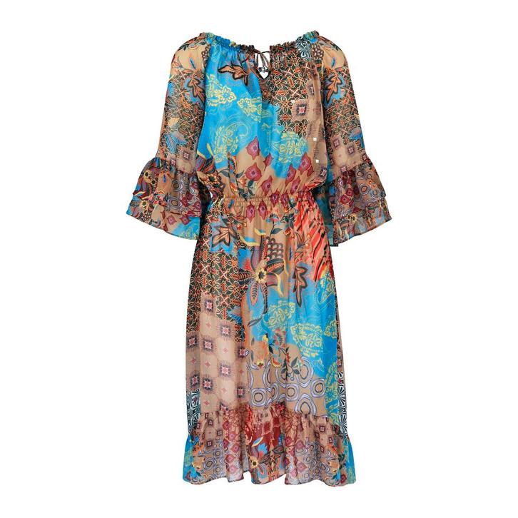 NSC Studio Los Angeles • midi jurk Sonoma • M, Kleding | Dames, Jurken, Blauw, Nieuw, Maat 38/40 (M), Verzenden