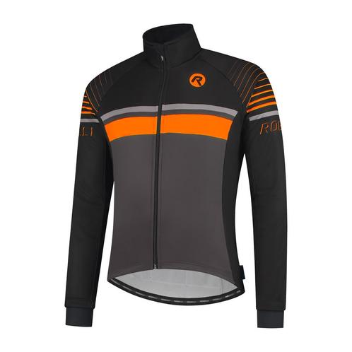 Hero winterjack Zwart//grijs/oranje, Fietsen en Brommers, Fietsaccessoires | Fietskleding, Heren, Nieuw, Verzenden