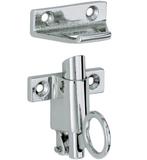 Raamknip Elegant met sluitplaat glans chroom, Ophalen of Verzenden, Nieuw