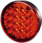 Hella Achterlicht en Remlicht LED Inbouw Rood Glas, Caravans en Kamperen, Nieuw