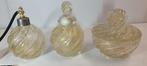 Parfum vaas (3) - Muranoglas - Goud gecontroleerde bubbels
