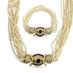 2-delige sieradenset - 18 karaat Geel goud, Exclusieve 18K