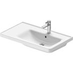 Wastafel Duravit D-Neo Rand Overloop Kraanvlak 1 Kraangat 80, Ophalen of Verzenden, Nieuw, Overige typen